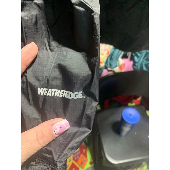 Eddie Bauer Weather Edge Jacket Men Size L Black Full Zip LARGE - Picture 4 of 5